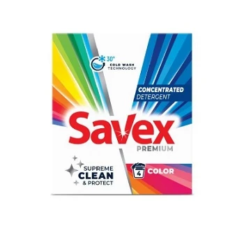 Detergent de rufe pudra Savex Color 4 sapalari 320g
